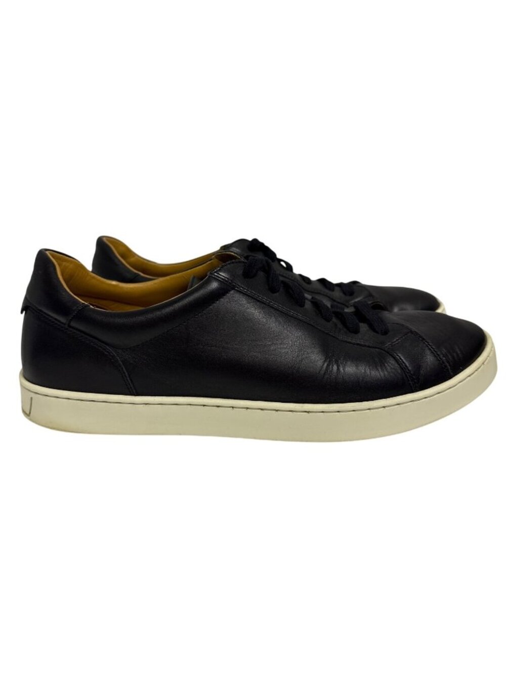 Magnanni Costa Lo 24441 Men's Black Leather Low Top Sneakers US 10 EU 43 Shoes